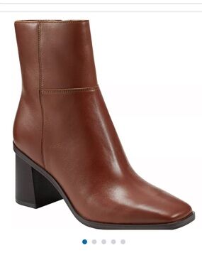 Marc Fisher Dairey Square Toe Block Heel Boot